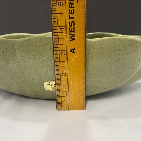 Vintage Haeger Potteries 3905 Green Oblong Decorative Bowl or Planter - Picture 11 of 11